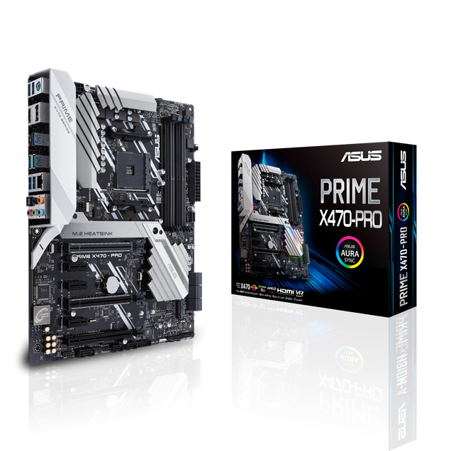 ASUS PRIME X470-PRO ATX Motherboard for AMD AM4 CPUs